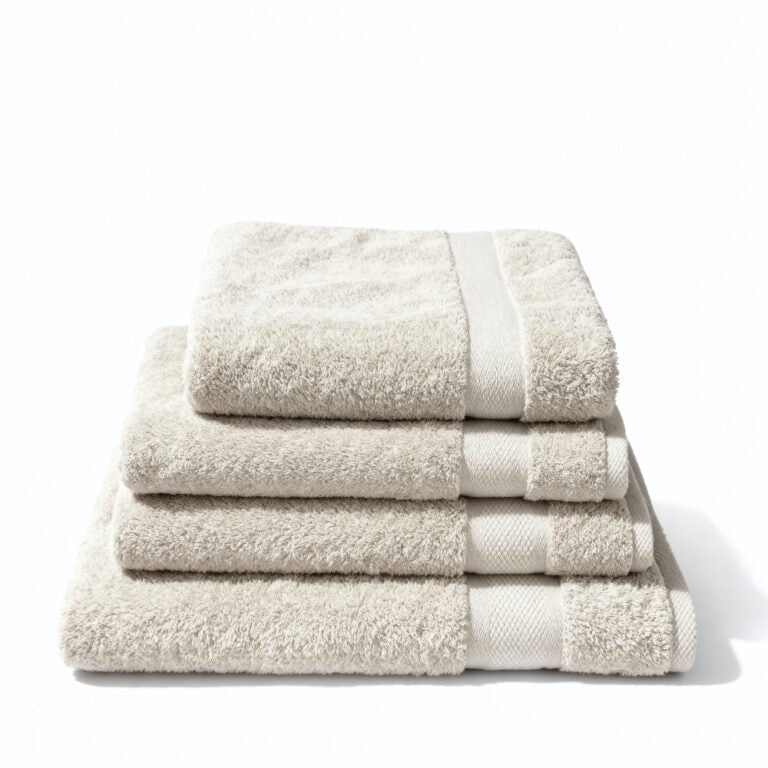Dreamers Den Luxe Handdoekset van Egyptisch Katoen 600 GSM – Naturel