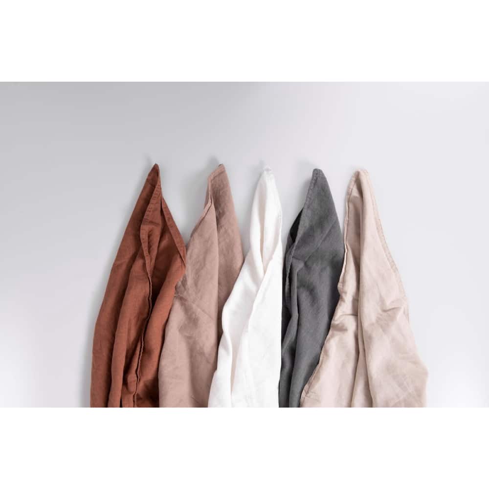 Dreamers Den - Kussensloop Half Linnen - Donker Groen 60x70cm 2-PACK