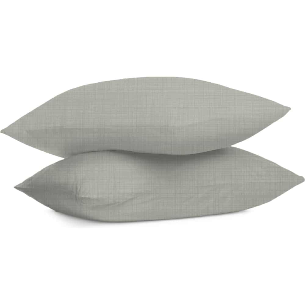 Dreamers Den - Kussensloop Half Linnen - Groen 60x70cm 2-PACK