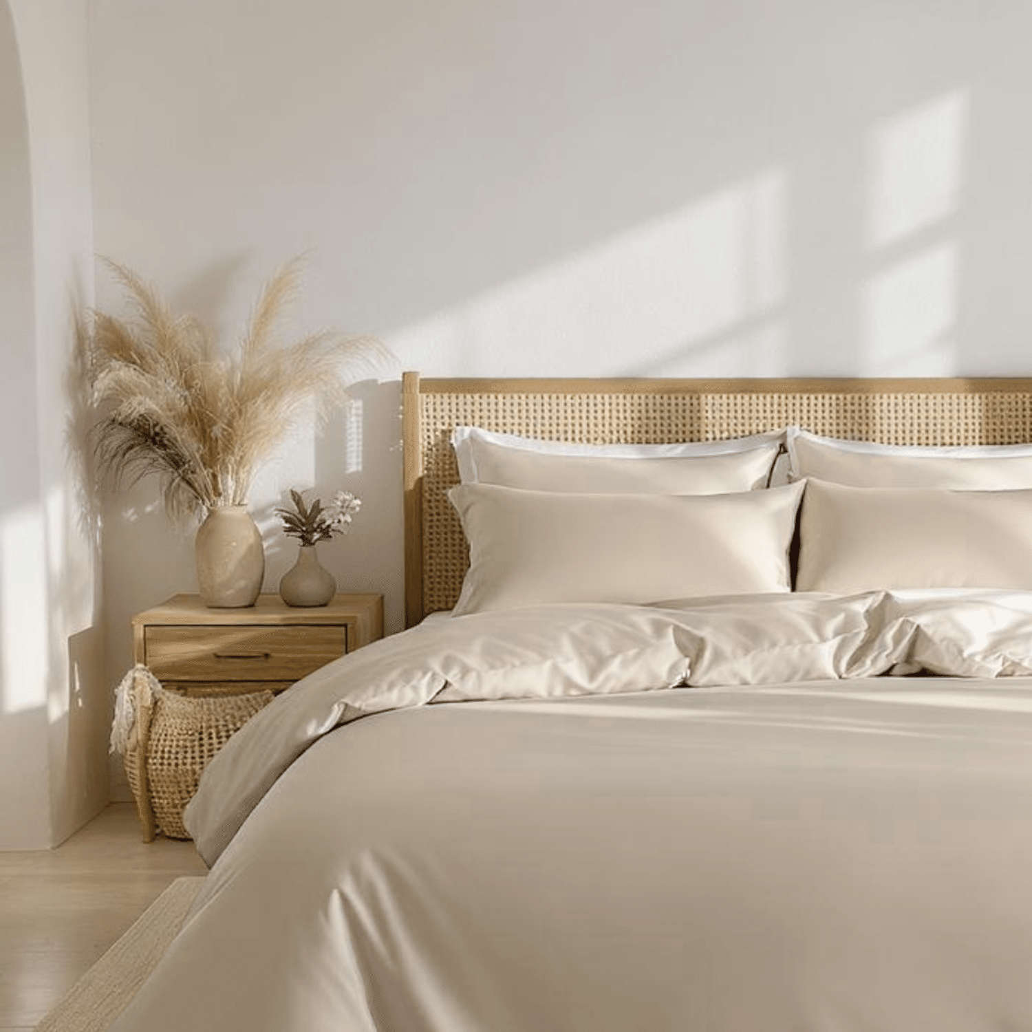 Dreamers Den Dekbedovertrek TENCEL™ Lyocell - Zand