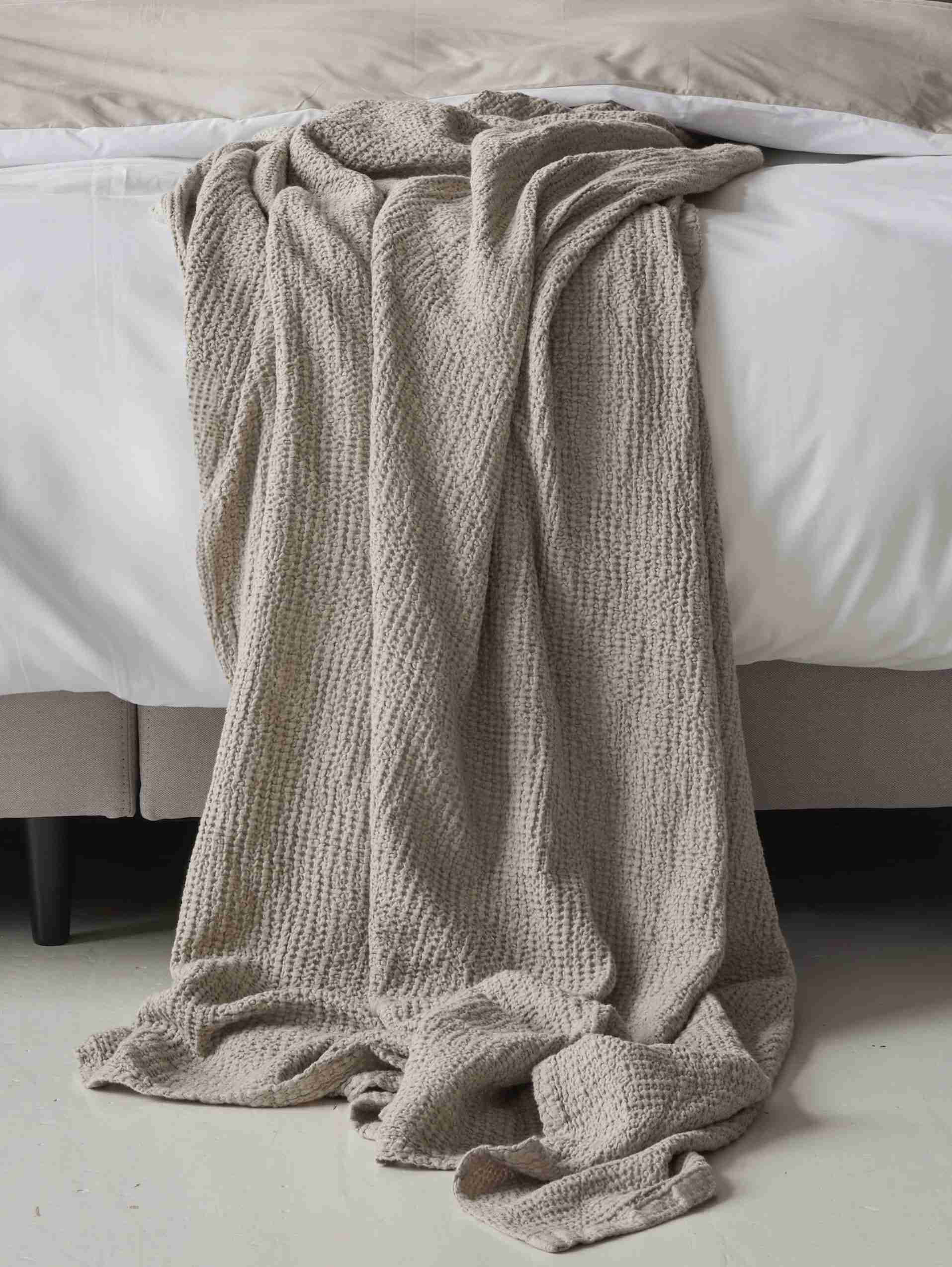 Dreamers Den Pique Sprei / Wafeldeken Zand