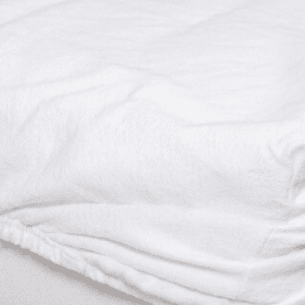 Dreamers Den Molton hoeslaken Wit 100% Biologisch Katoen