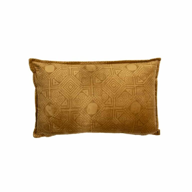 Velvet Kussen Donna Mustard 50×30 cm – MrsBloom