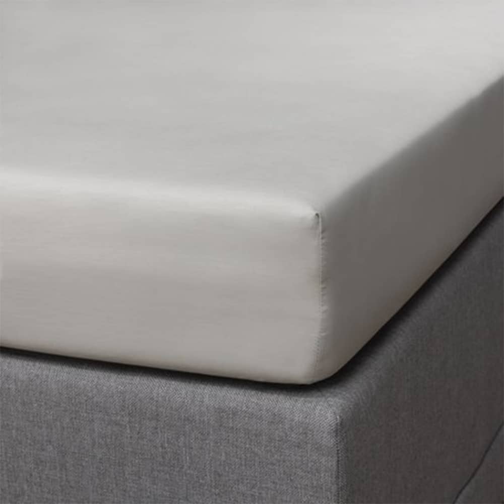 Dreamers Den Split Topper Hoeslaken Egyptisch Percale Katoen Warm Grijs