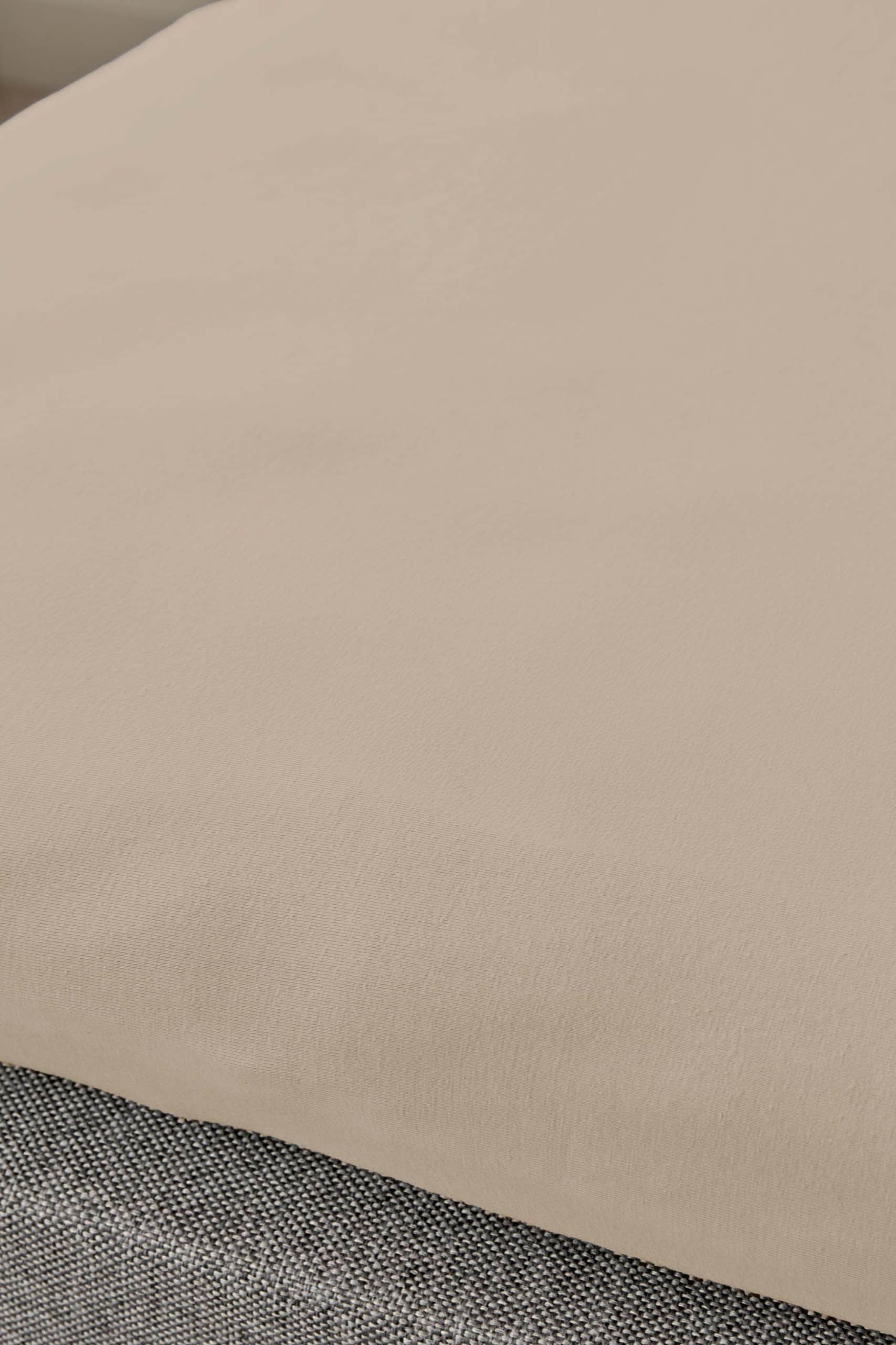 Dreamers Den Premium Jersey Elastan Split Topper Hoeslaken Biologisch Katoen Naturel