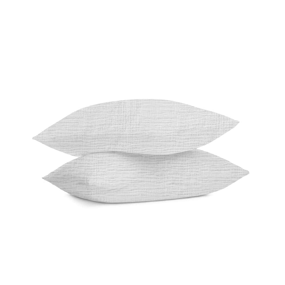 Dreamers Den Mousseline Kussenslopen set 2x 60x70cm wit