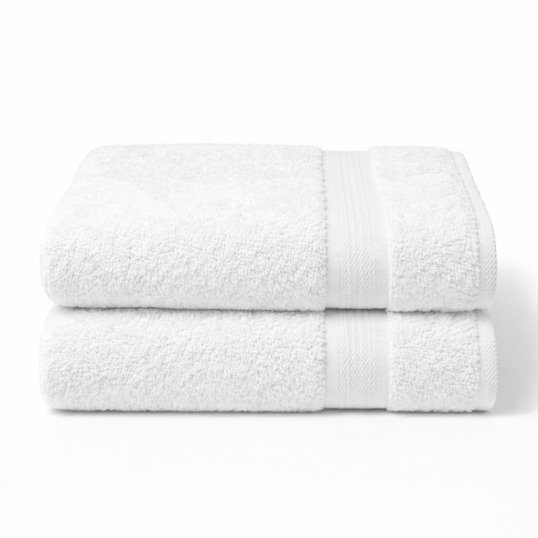 Dreamers Den Luxe Handdoekset van Egyptisch Katoen 600 GSM – Wit