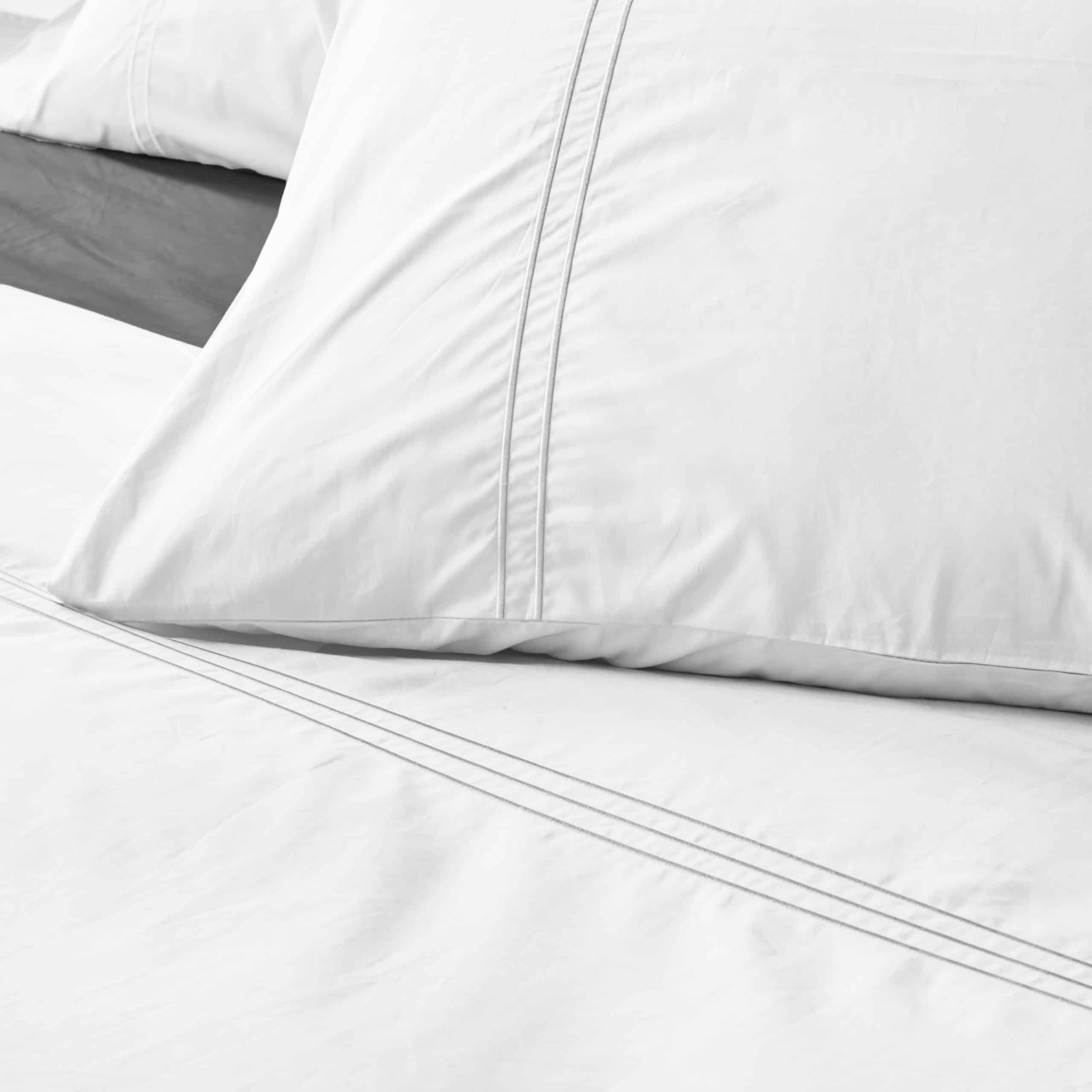 Dekbedovertrek 100% Egyptisch Percale Katoen Effen Wit