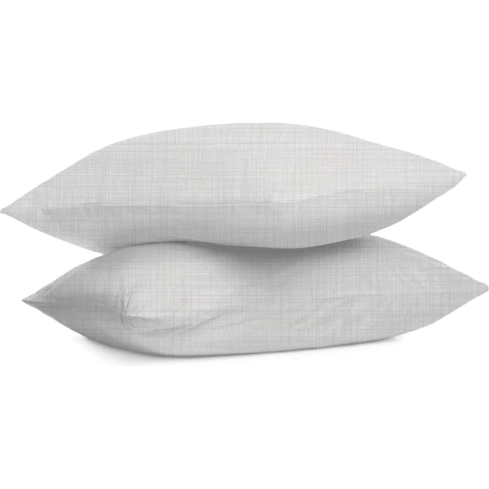 Dreamers Den - Kussensloop Half Linnen - Wit 60x70cm 2-PACK