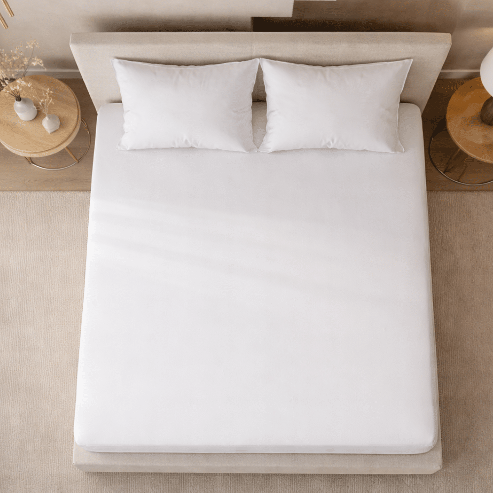 Dreamers Den Molton Topper Wit 100% Biologisch Katoen