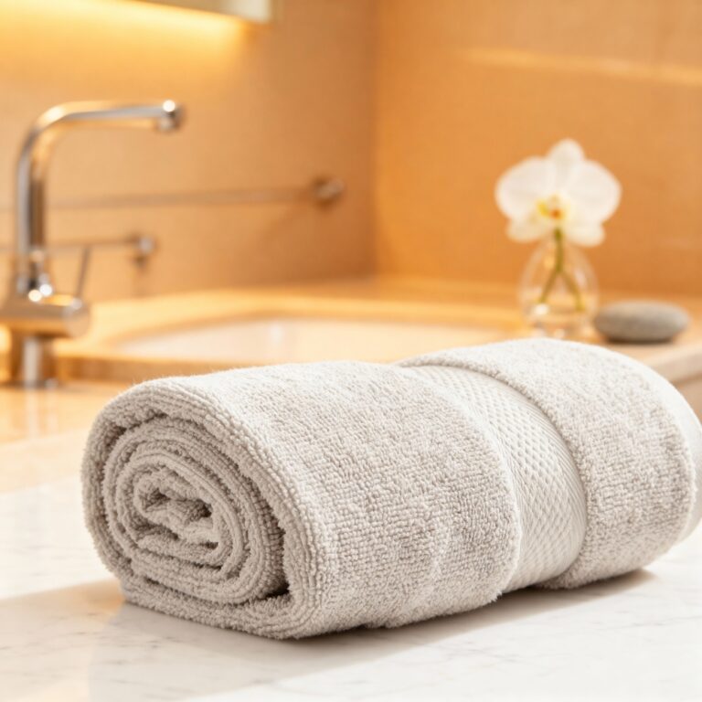 Dreamers Den Luxe Handdoekset van Egyptisch Katoen 600 GSM – Naturel
