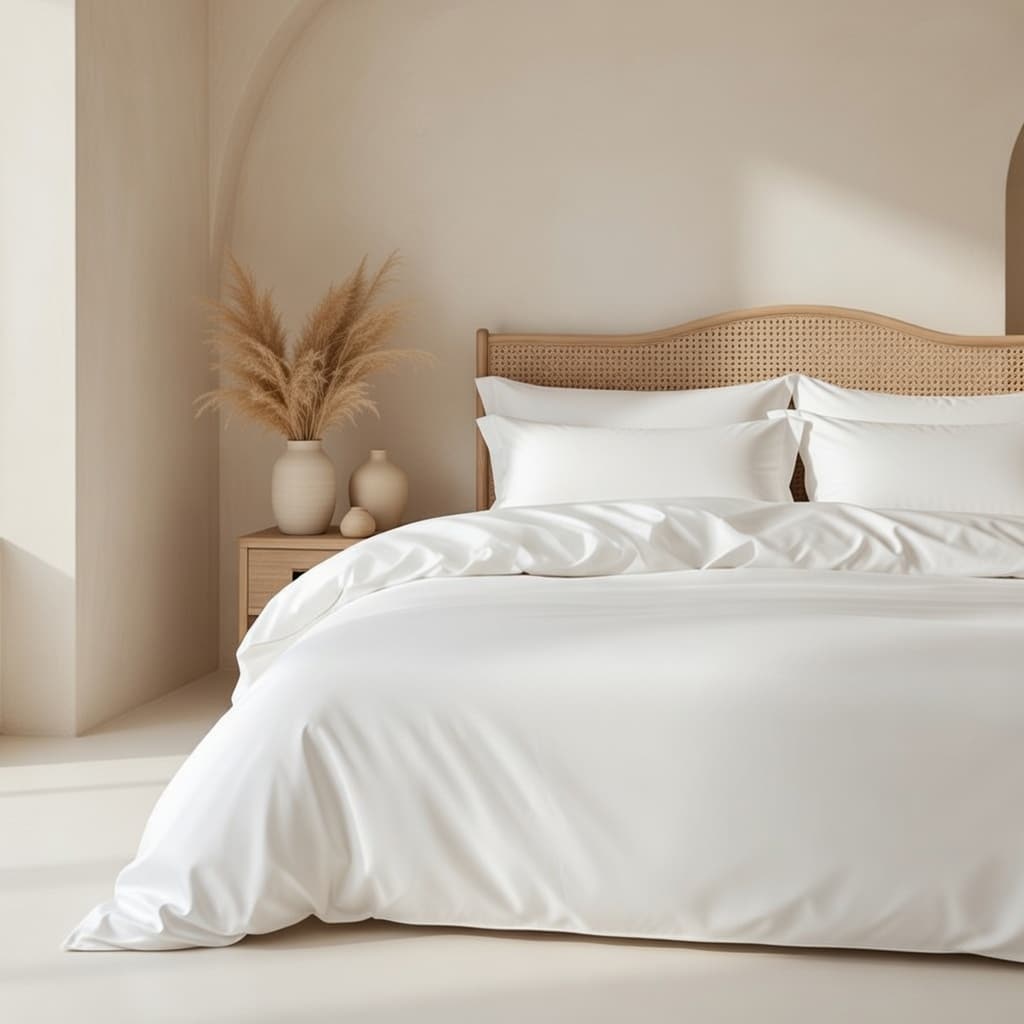 Dreamers Den Dekbedovertrek TENCEL™ Lyocell  - Wit