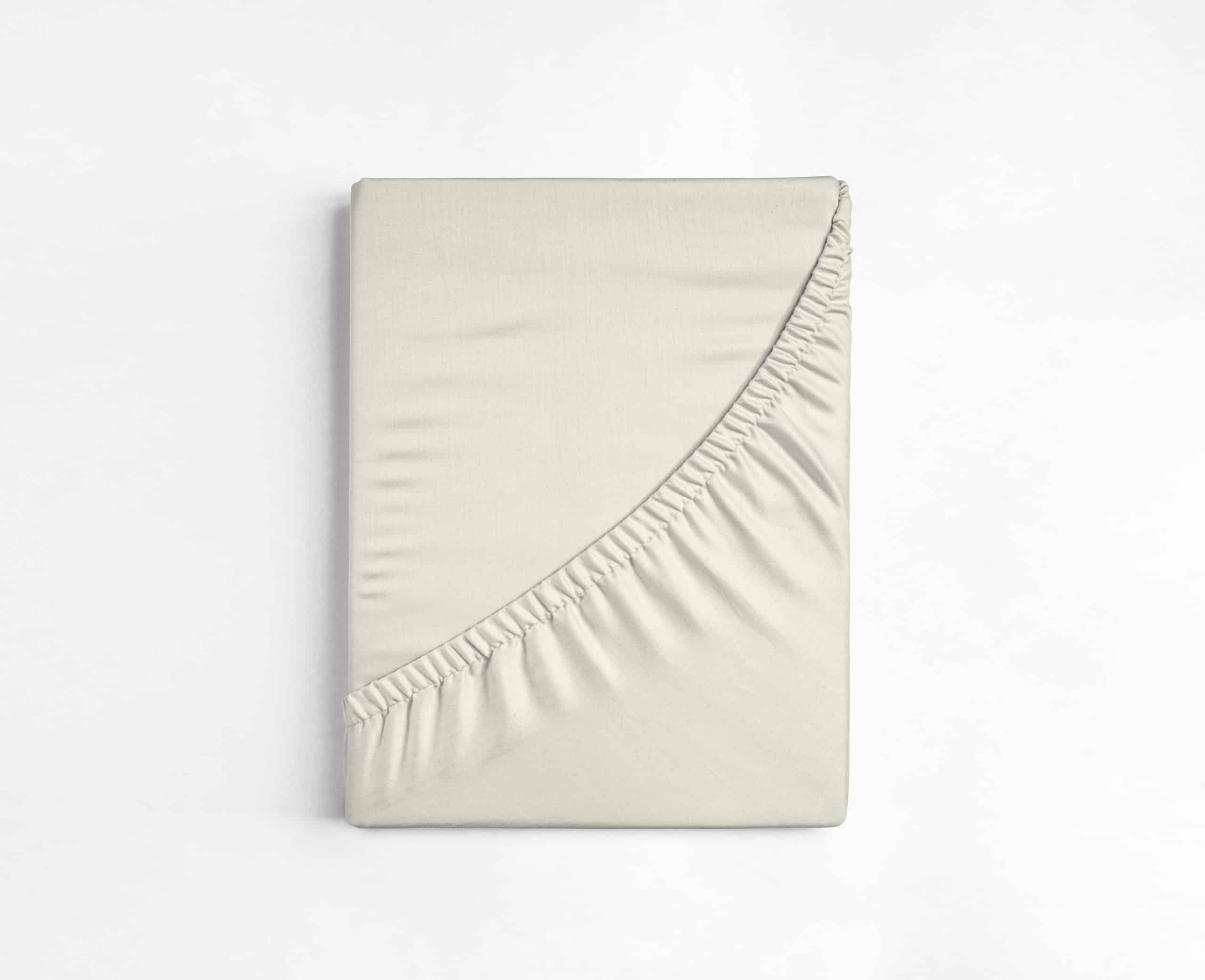 Dreamers Den Split Topper Hoeslaken Egyptisch Percale Katoen Creme / Ecru