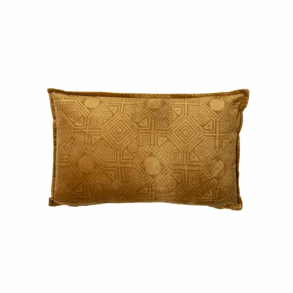 Velvet Kussen Donna Mustard 50x30 cm - MrsBloom