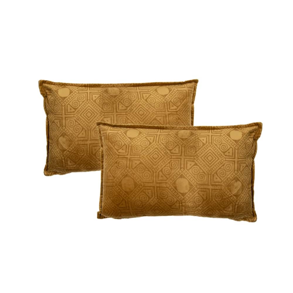 Velvet Kussen Donna Mustard 50x30 cm - MrsBloom