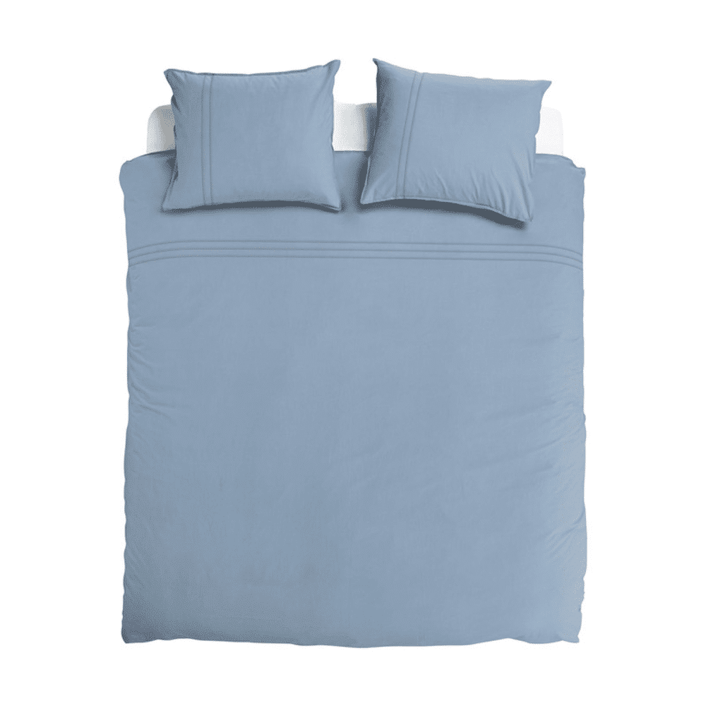 Dekbedovertrek 100% Egyptisch Katoen Effen Blauw