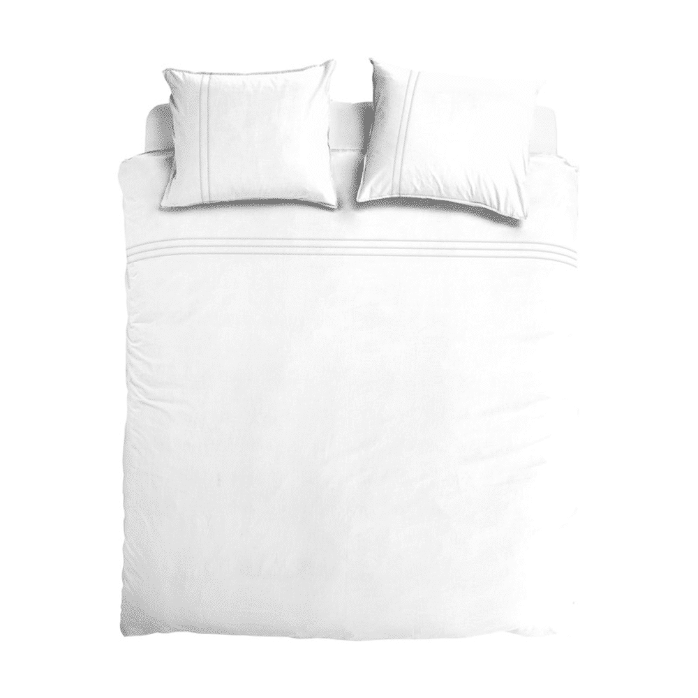 Dekbedovertrek 100% Egyptisch Percale Katoen Effen Wit