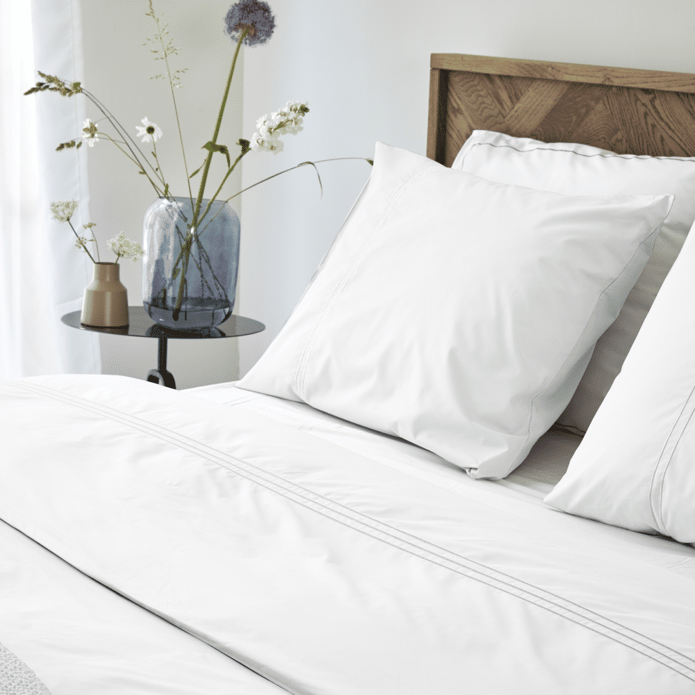 Dekbedovertrek 100% Egyptisch Percale Katoen Effen Wit
