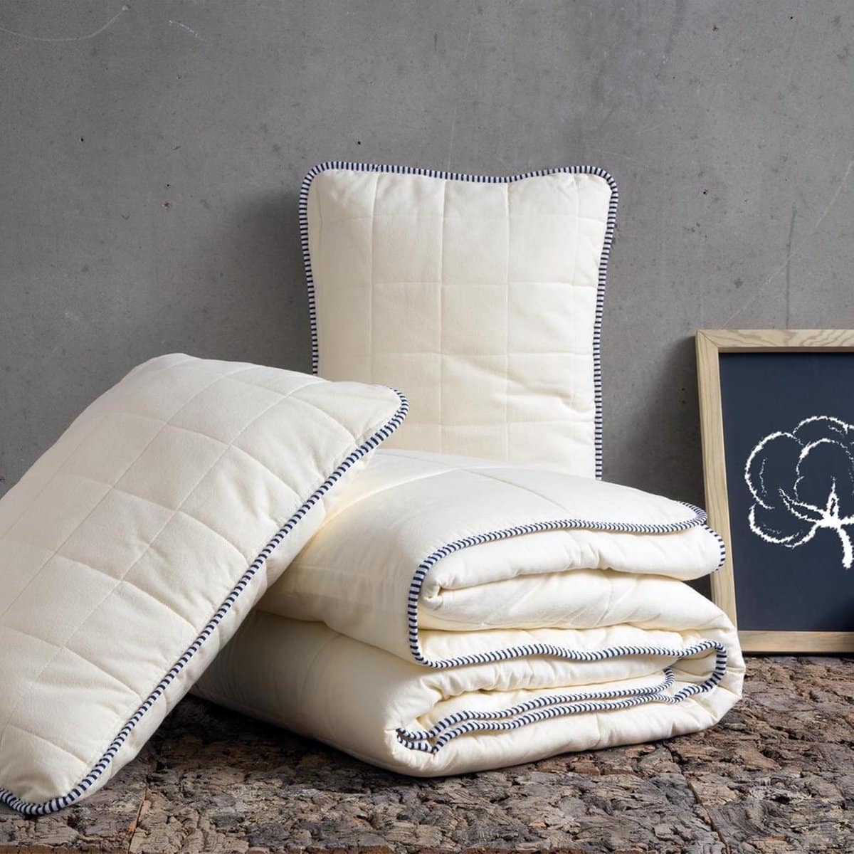 Hibboux Soft Flanel Hoofdkussen - 60x70 cm