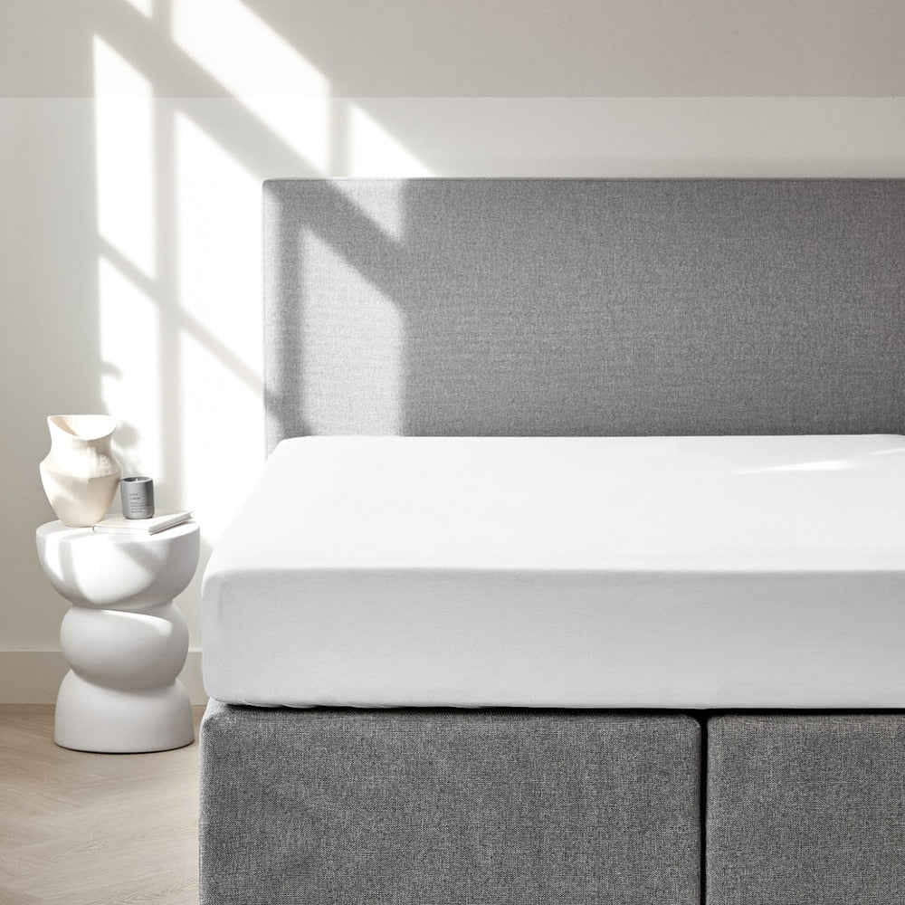 Dreamers Den Hoeslaken Egyptisch Percale Katoen Wit