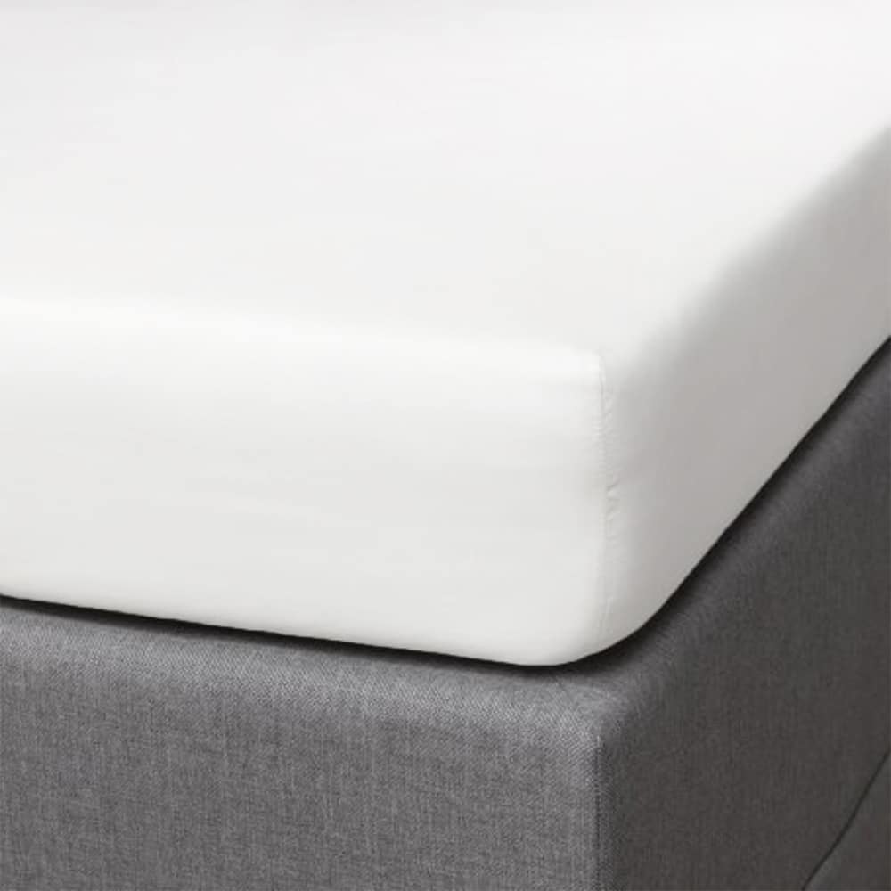 Dreamers Den Split Topper Hoeslaken Egyptisch Percale Katoen Wit