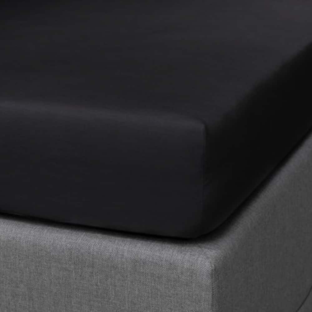 Dreamers Den Topper Hoeslaken Egyptisch Percale Katoen Zwart