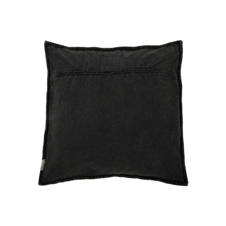 Velvet Kussen Jessica Off Black 50×50 cm – MrsBloom
