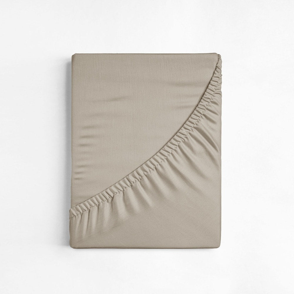 Dreamers Den Hoeslaken Egyptisch Percale Katoen Zand