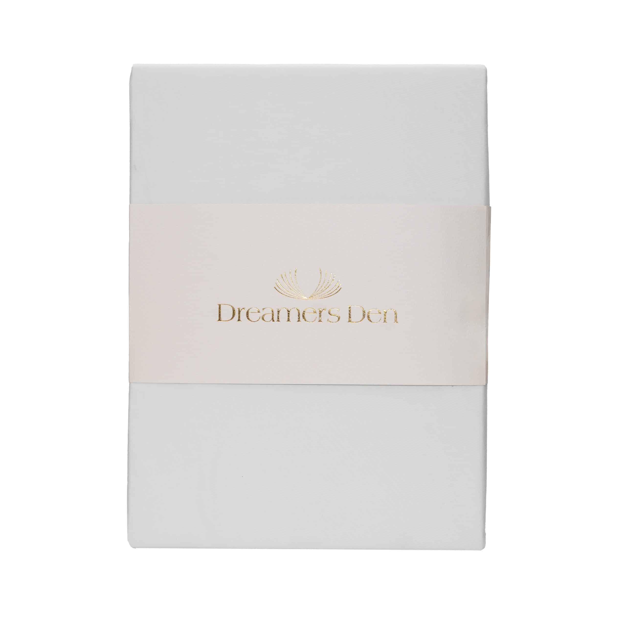 Dreamers Den Premium Jersey Elastan Hoeslaken Biologisch Katoen Wit