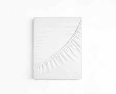 Dreamers Den Hoeslaken Egyptisch Percale Katoen Wit